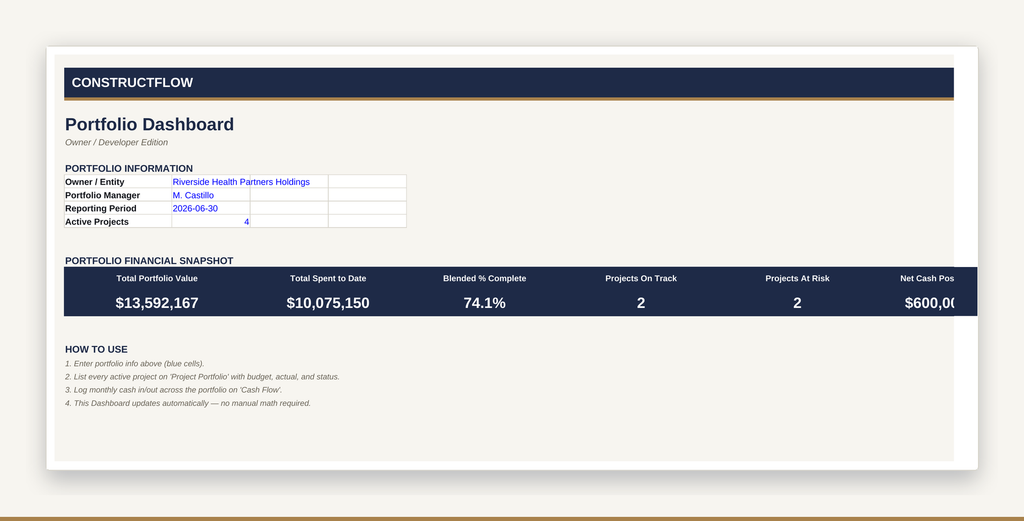 Portofolio Dashboard